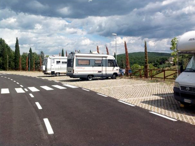 Area sosta camper Monteriggioni